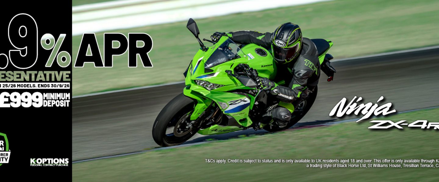 ☺︎ aaarrr Ninja ZX-4RR now available on Low Rate Finance! - East London Kawasaki